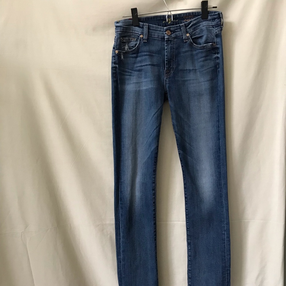 7 for All Mankind Straight Leg Jeans Size 30